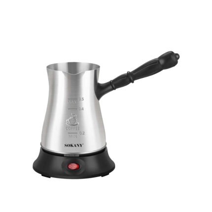 SK-09115  غلايه قهوه استنالس سوكانى 500مل 600وات